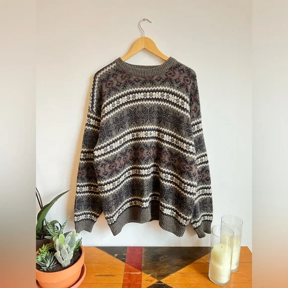 ETCHINGS ACRYLIC / WOOL SWEATER - Picture 1 of 2